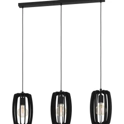 Riippuvalaisin 3-os EGLO Bajazzara 3x40W 89x19cm musta