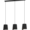 Riippuvalaisin 3-os EGLO Bolivia 3x40W 88x18cm musta/hiekka