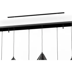 Riippuvalaisin 6-os EGLO Carlton 1 6x40W 145,5x38,5cm musta/kupari