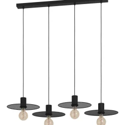 Riippuvalaisin 4-os EGLO Ikeston 4x40W 98x28cm musta