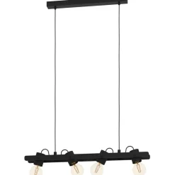 Riippuvalaisin 4-os EGLO Plimsoll 4x15W 77x9,5cm musta