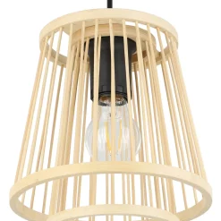 Riippuvalaisin 3-os Hykeham 3x40W 91x21cm puu/musta