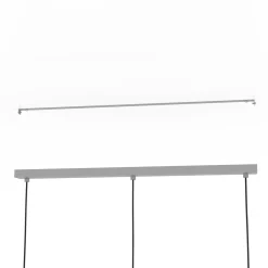 Riippuvalaisin 3-os Twicken 3x40W 92x22cm harmaa/kulta
