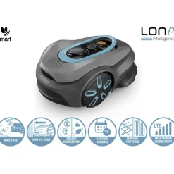 Robottiruohonleikkuri Gardena smart SILENO sense 400, rajalangaton