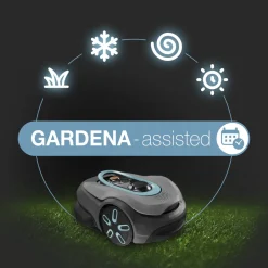 Robottiruohonleikkuri Gardena smart SILENO sense 600, rajalangaton