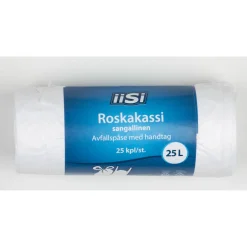 Roskakassi Iisi 25 L valkoinen