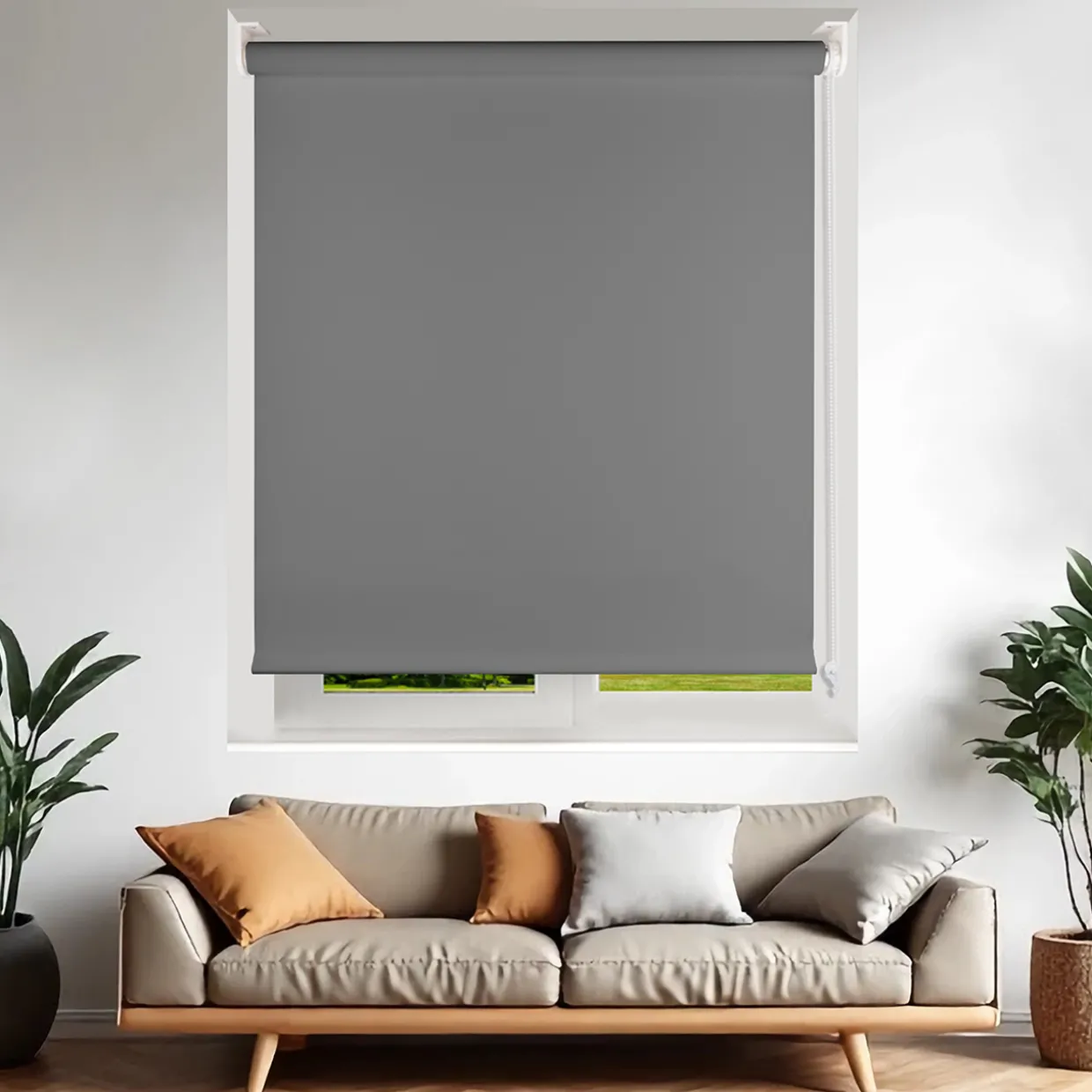 Rullaverho Kotikulta 70 x 185 cm pimentävä harmaa