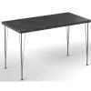 Ruokapöytä Chic Home 120 cm Noora + 4 tuolia, musta