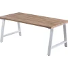 Ruokapöytä Eureka Kielo 180 cm valkoinen/tammi