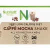 Ruokavalionkorvike Nutrilett 20 x 35 g VLCD Caffe Mocha Shake