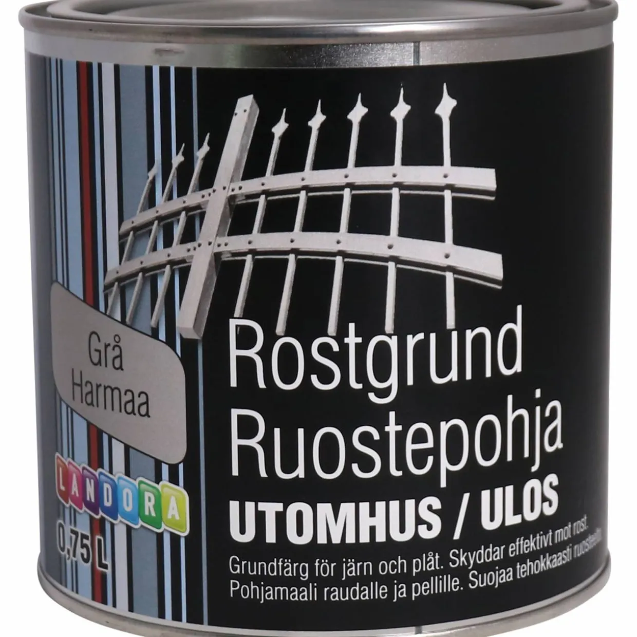 Ruostepohjamaali 0,75 l harmaa