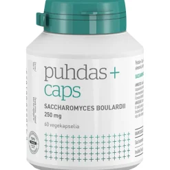 Saccharomyces Boulardii Puhdas+ 250 mg 60 kpl
