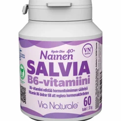 Salvia B6-vitamiini Via Naturale 60 kpl Hyvän Olon Nainen 40+
