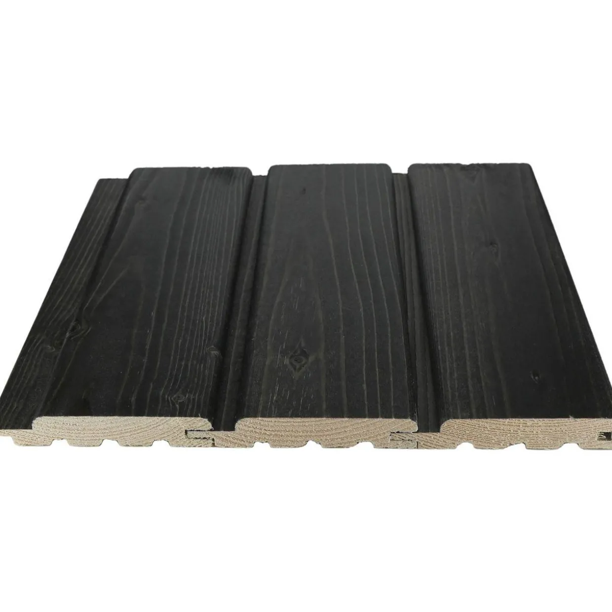 Saunapaneeli Cent 15 x 95 x 2400 mm STP, musta