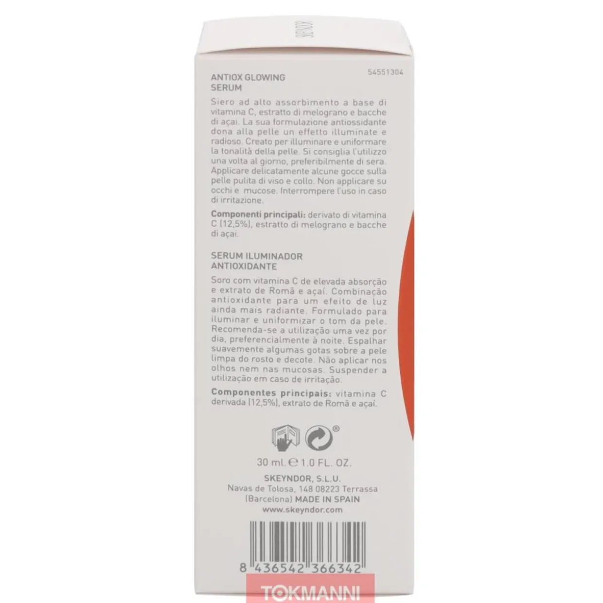 Seerumi, Skeyndor 30 ml Power C+ Antiox Glowing 12,5 %