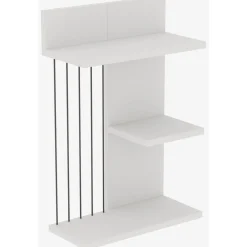 Seinähylly Chic Home 40 x 19 x 60 cm Kaappo valkoinen