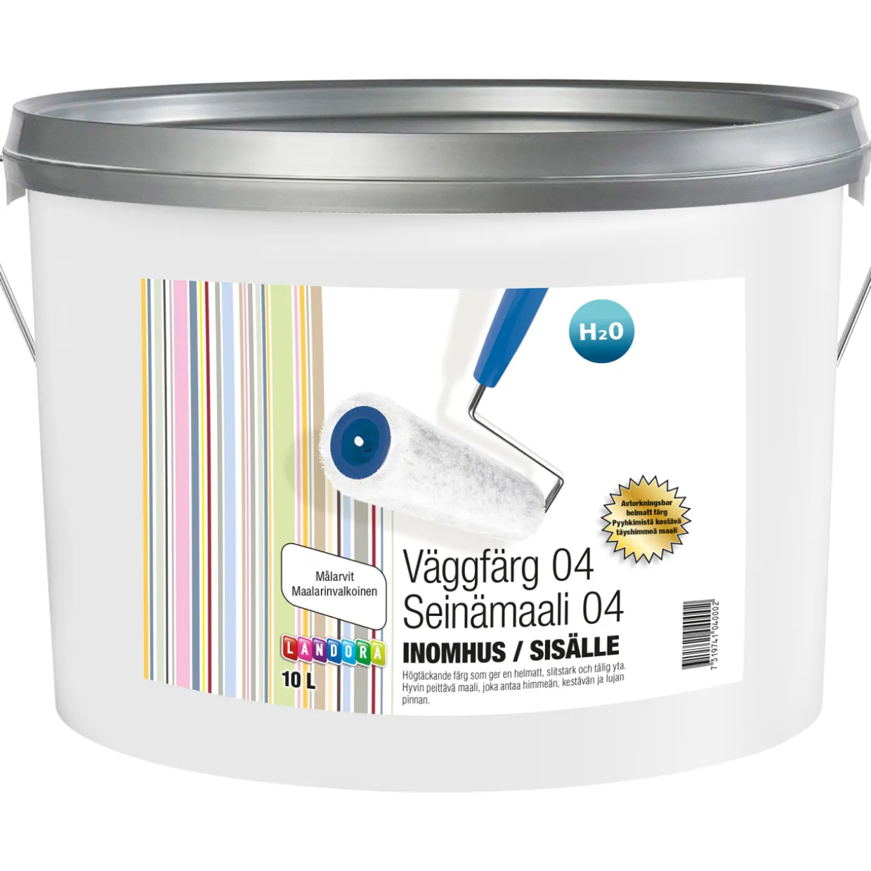 Seinämaali 04 10 l maalarinvalkoinen