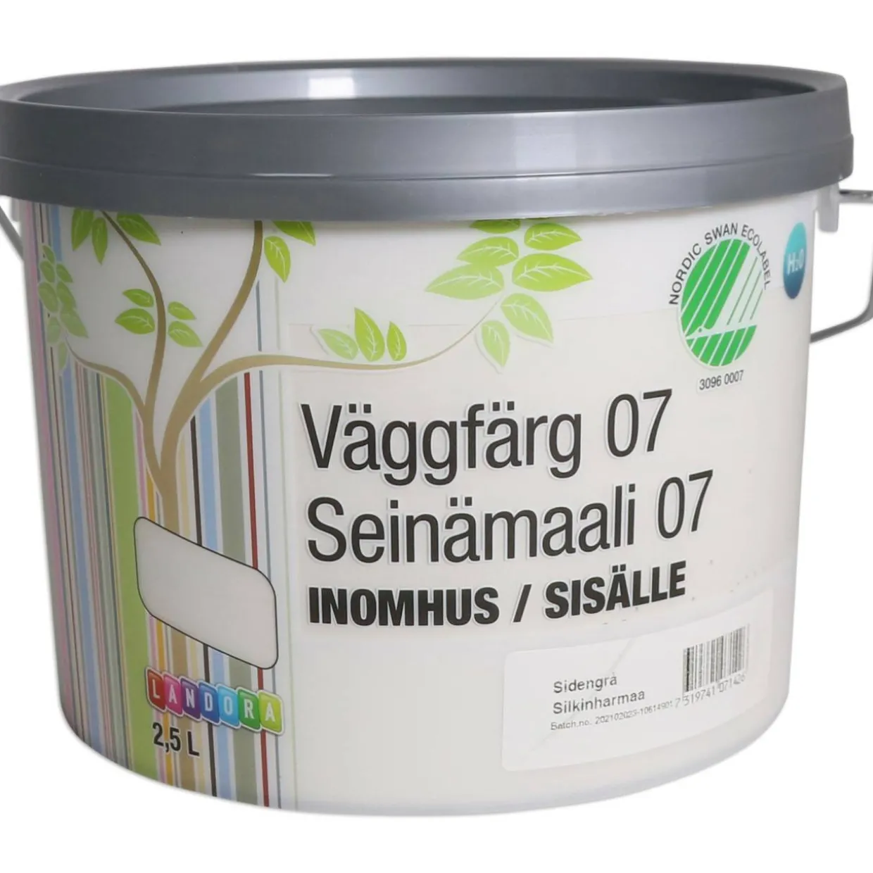 Seinämaali 2,5 l 07 silkinharmaa 14