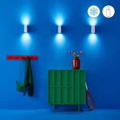 Seinävalaisin WiZ Up&Down valkoinen 2x5W RGB