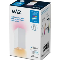 Seinävalaisin WiZ Up&Down valkoinen 2x5W RGB