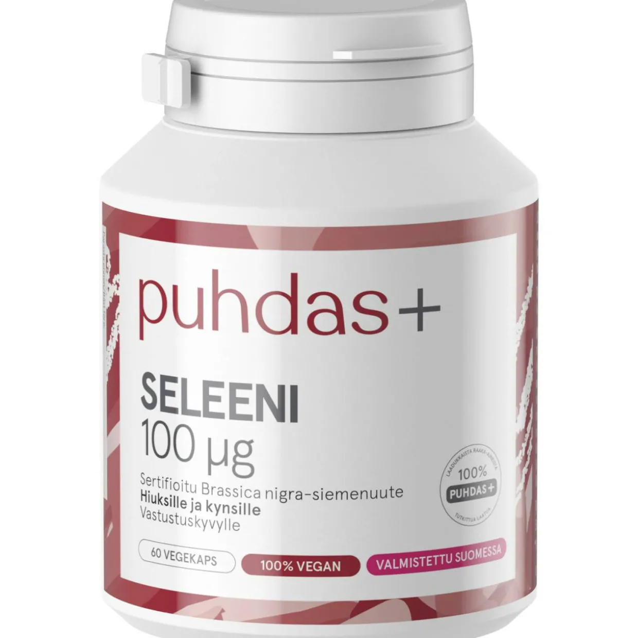 Seleeni Puhdas+ 100 µg 60 kaps
