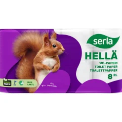 Serla Hellä WC-paperi 8rl valkoinen