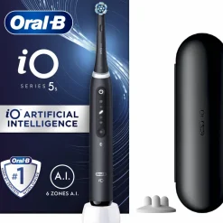 Sähköhammasharja Oral-B iO 5, mattamusta + matkakotelo
