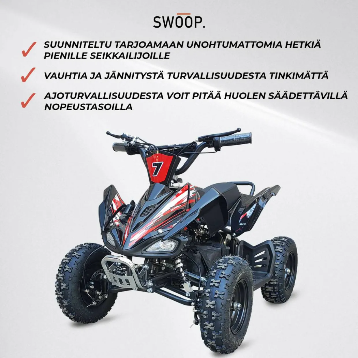 Sähkömönkijä Swoop Adventurer 1000 W