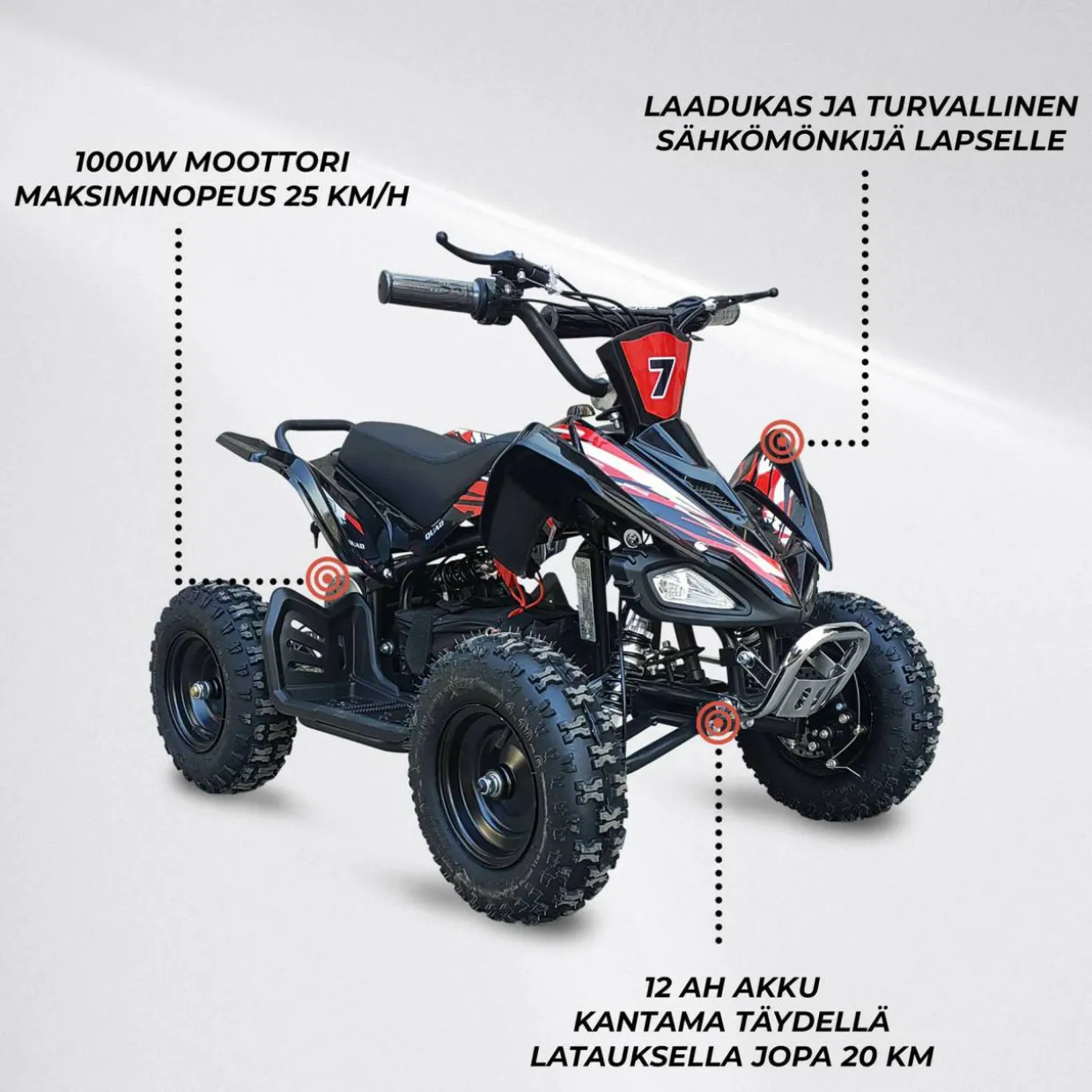 Sähkömönkijä Swoop Adventurer 1000 W