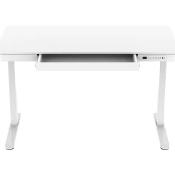 Sähköpöytä Lykke 120 x 60 cm Polar valkoinen
