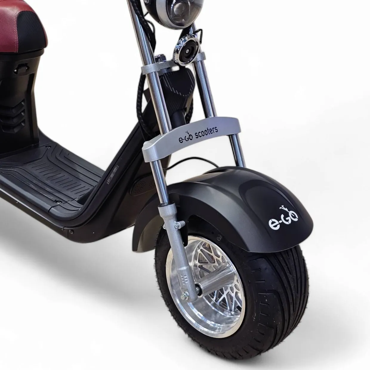 Sähköskootteri E-Go Evo2, tupla-akku, musta