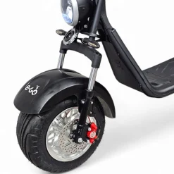 Sähköskootteri E-Go Evolution, tupla-akku, musta