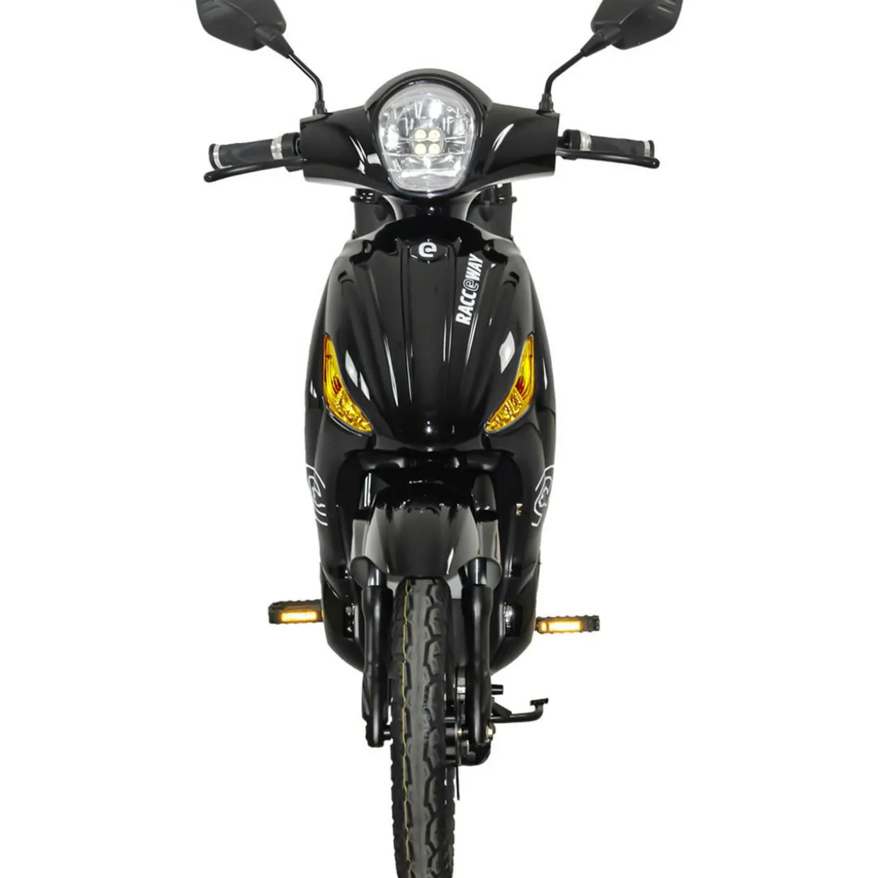Sähköskootteri Racceway E-Moped, musta