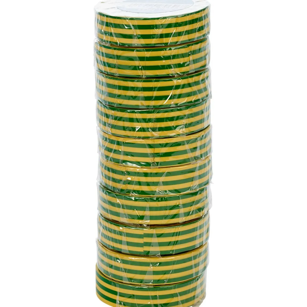 Sähköteippi 15 mm x 10 m, keltainen/vihreä