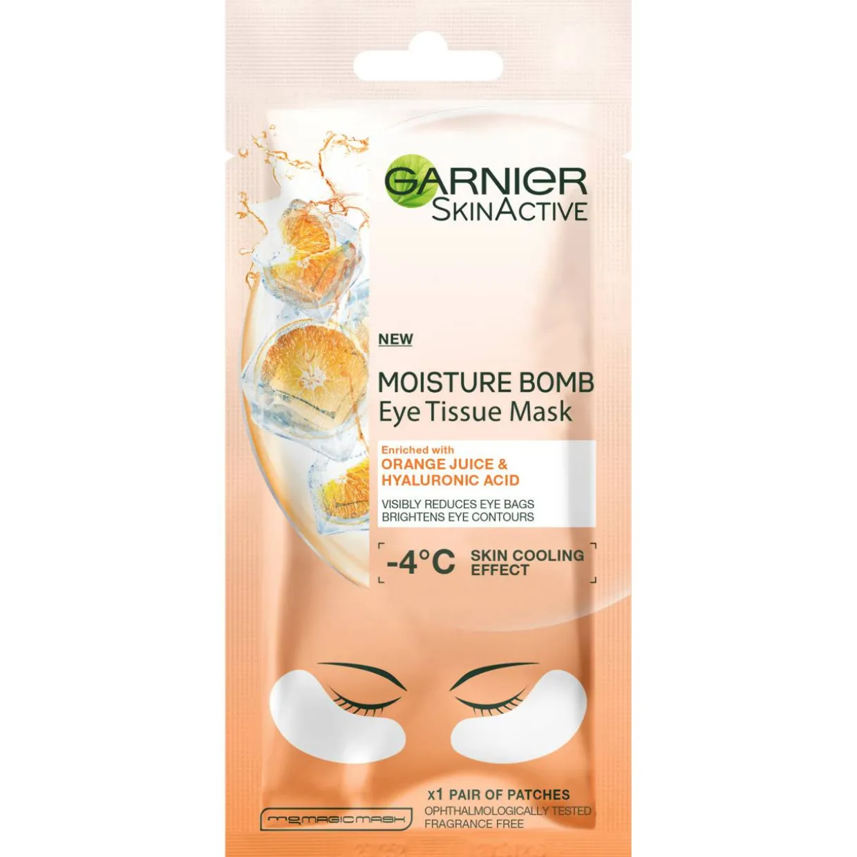 Silmänalusnaamio Moisture Bomb Eye Tissue Mask 6 g Orange Juice