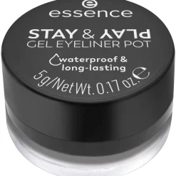 Silmänrajausgeeli Essence Stay & Play Gel Eyeliner Pot