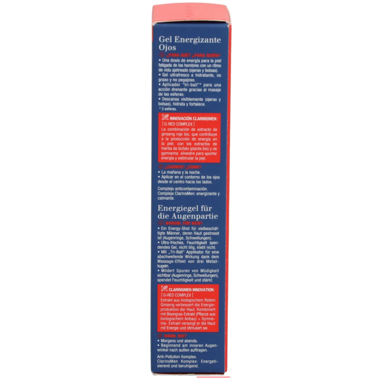 Silmänympärysgeeli, Clarins 15 ml Men Energizing Eye Gel