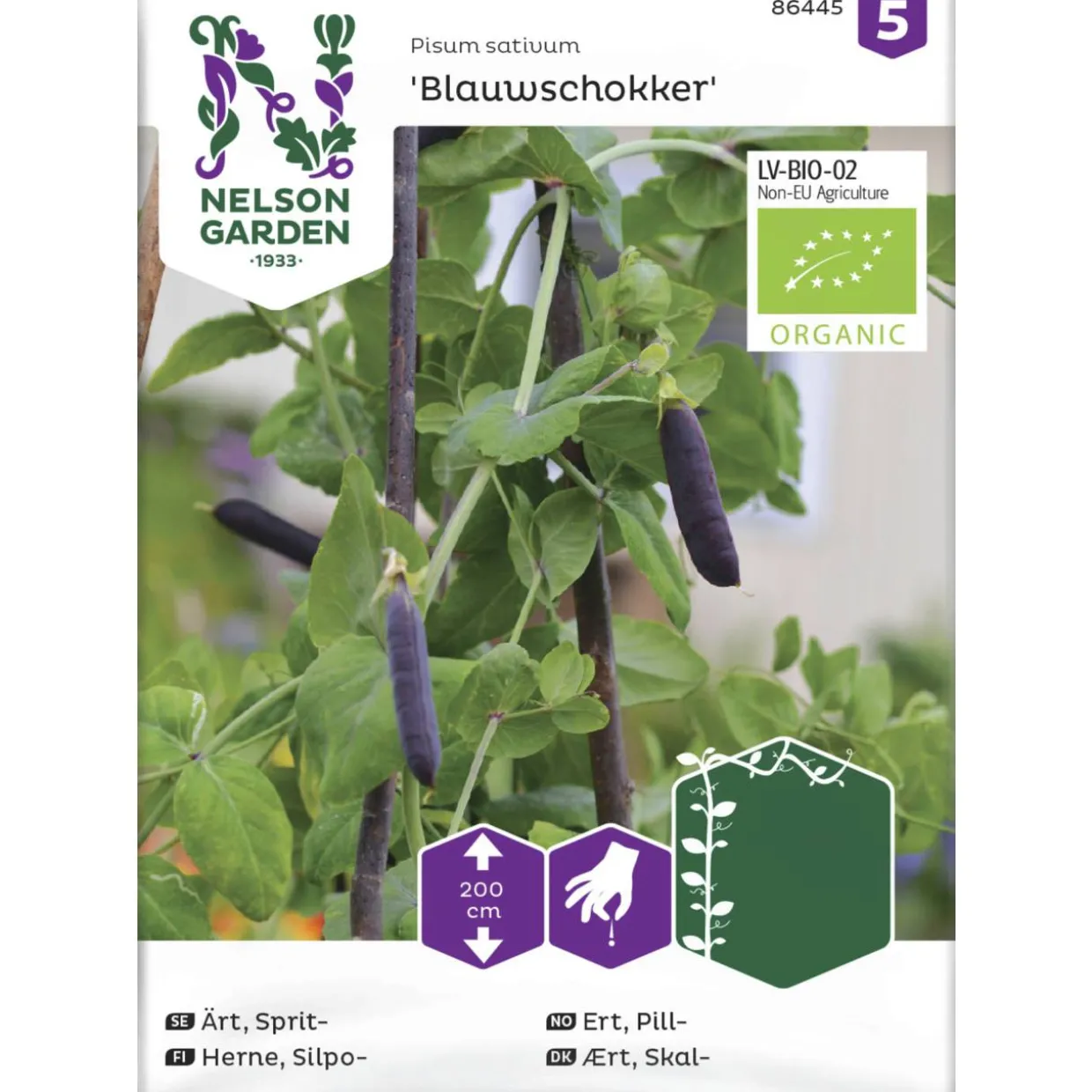 Silpoherne siemen Nelson Garden Basic Blauwschokker Organic