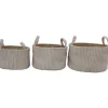 Säilytyskori Miny 3 kpl kahvoilla beige