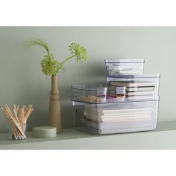 Säilytyslaatikko SmartStore Compact Clear L