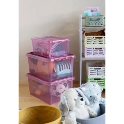 Säilytyslaatikko SmartStore 14 L rosa