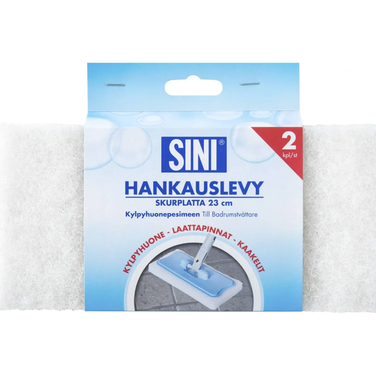 Sini Hankauslevy 2 kpl kylpyhuonepesimeen
