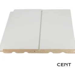 Sisustuspaneeli Cent STS(4) 15x140x2370, Mänty, Valkoinen, Päätypontattu