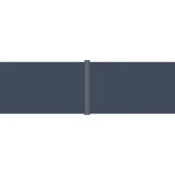 Sivumarkiisi Lykke 1,8 x 3 m(x2) kaksipuolinen, tummanharmaa
