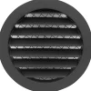 Säleikkö alumiiniseos, Ø 125mm, antrasiitti