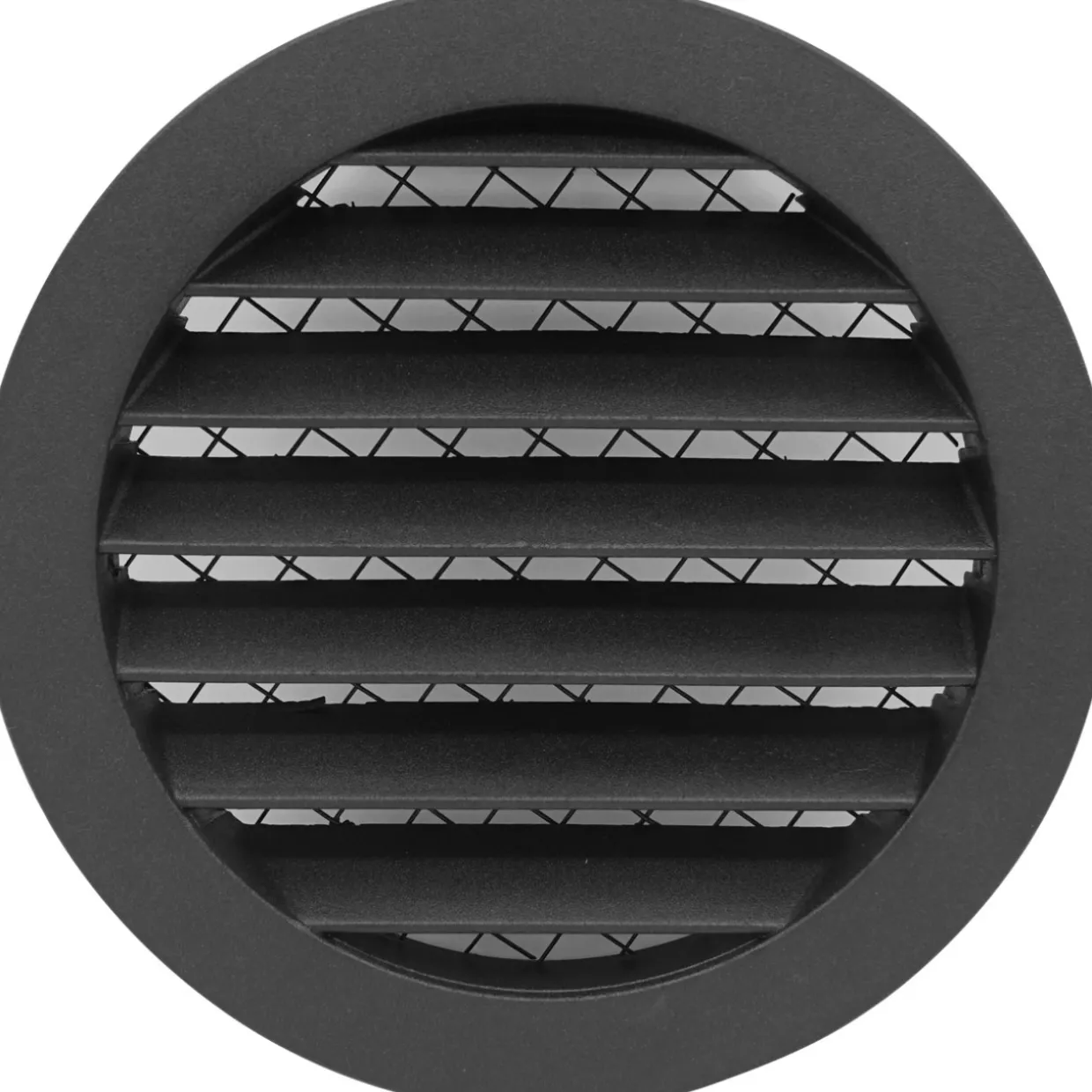 Säleikkö alumiiniseos, Ø 125mm, antrasiitti