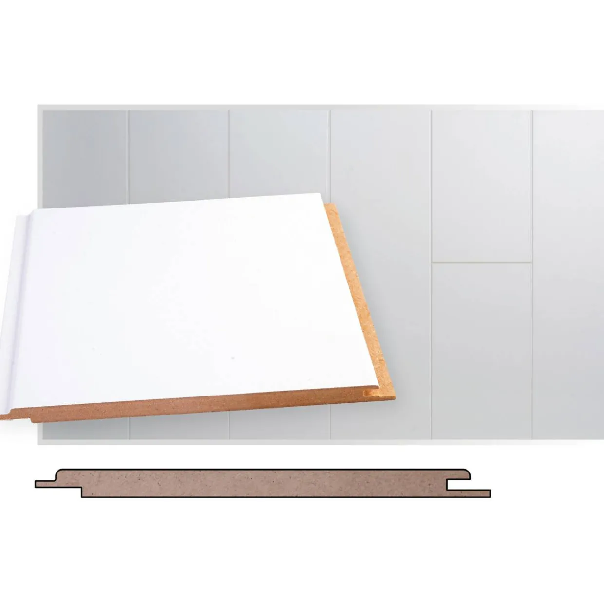 SMART STP-0 ympäripontattu MDF 10X160X2070 5KPL