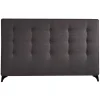 Sängynpääty Chic Home Collection 170 x 111 cm, kangasverhoilu, tummanharmaa