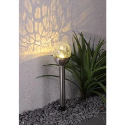 SOLAR LED-lasipallotolppa RGBW