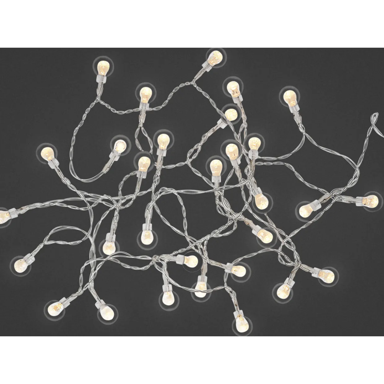SOLAR LED-valonauha Kupla 30LED